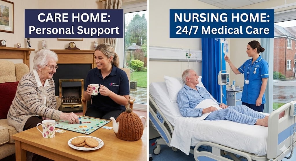 Care Home vs Nursing Home: UK Guide and Decision Tool